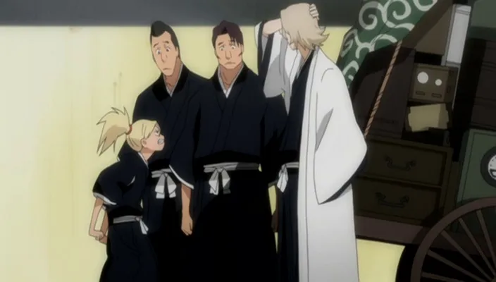 Capture 7 — Épisode 207 : Le Nouveau Capitaine de la 12e Division : Urahara