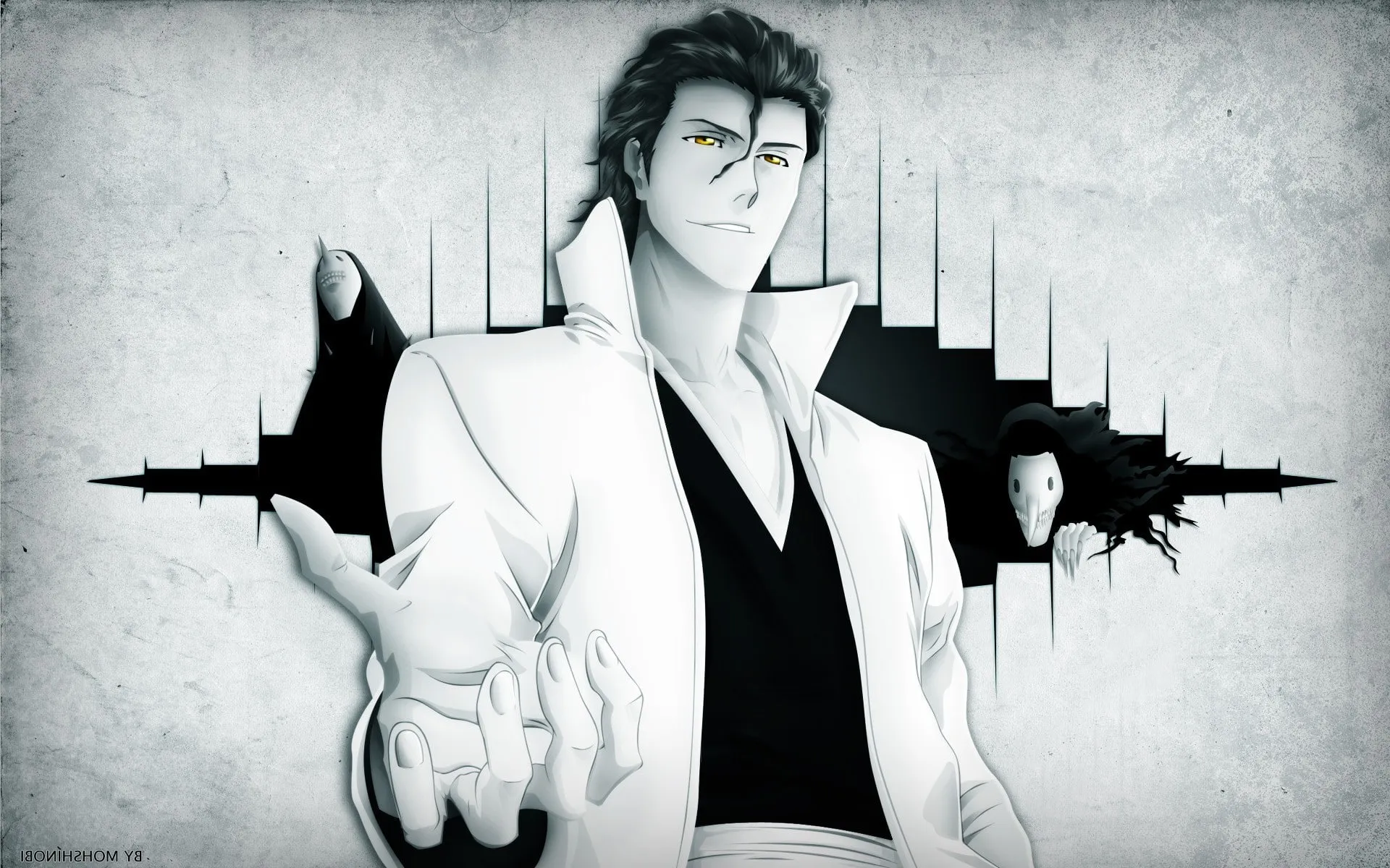 Aizen — Capitaine Aizen — Capitaine — Wallpaper Bleach