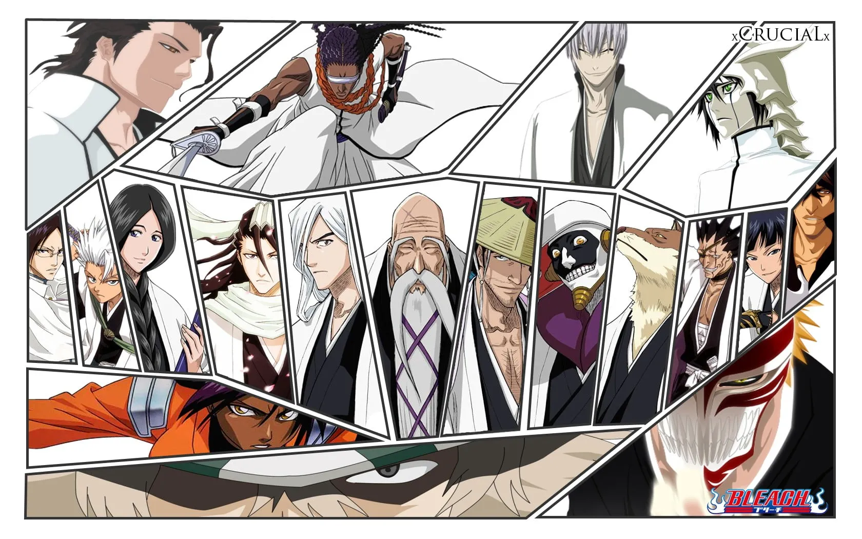 Aizen & Gin — Panels Aizen & Gin — Panels — Wallpaper Bleach