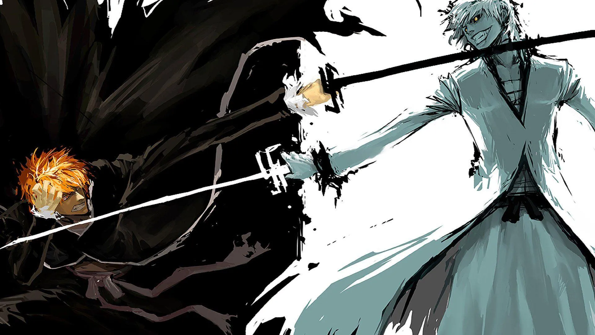 Ichigo vs White Ichigo vs White — Wallpaper Bleach